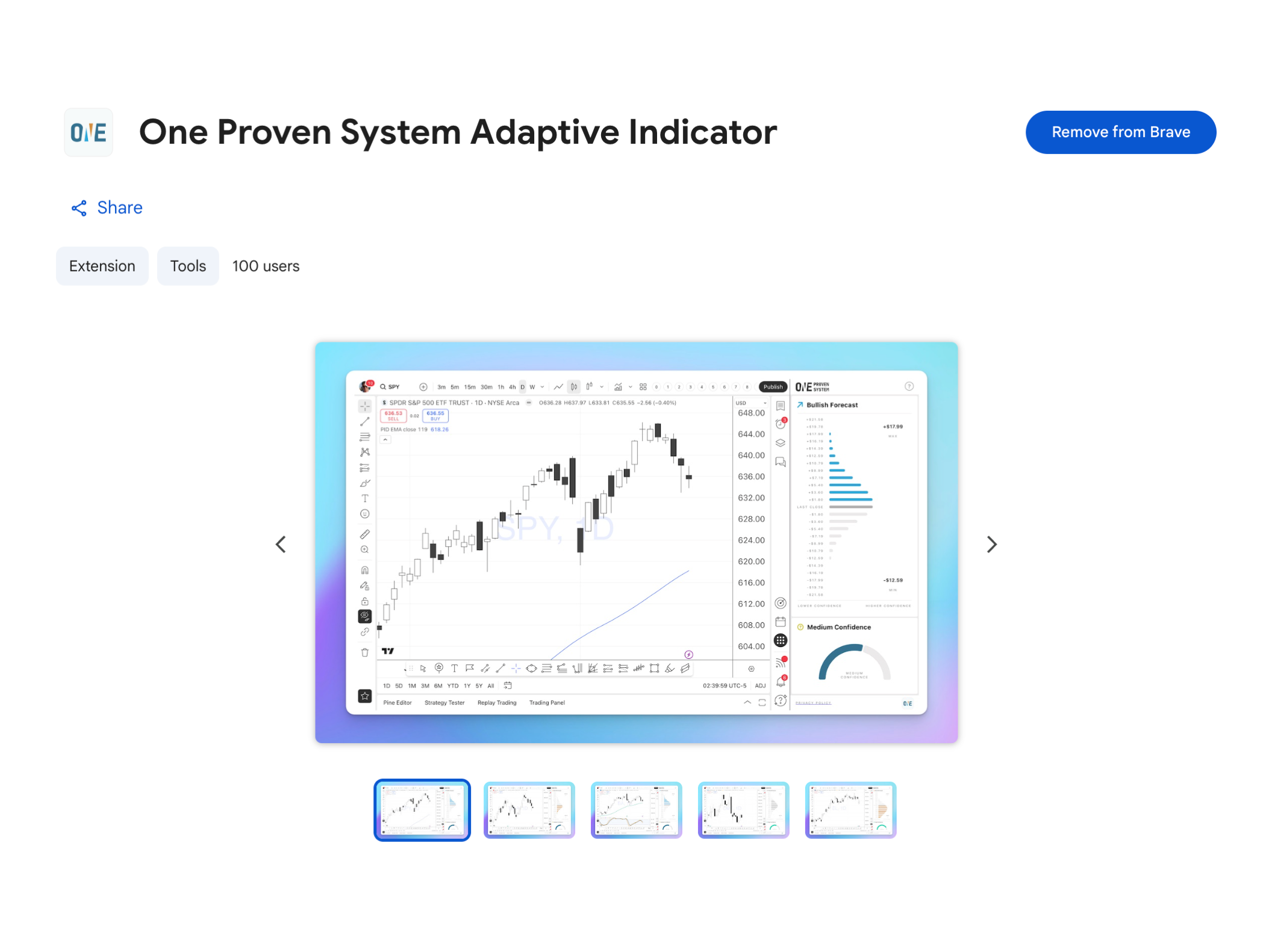 Chrome Web Store listing for OPS